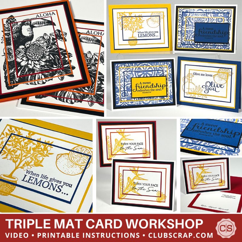 Triple Mat Card Formula